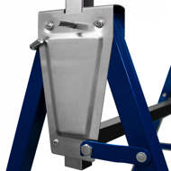 DANNY teleszkópos állvány, 2 darabos készlet, max. 200kg, 69x57x81-130cm, ezüst/kék