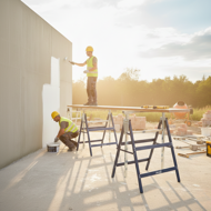 DANNY teleszkópos állvány, 2 darabos készlet, max. 200kg, 69x57x81-130cm, ezüst/kék