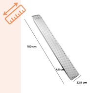 MARA Autós felhajtó rámpa, 2 darabos készlet, 400kg, 150cm, acél