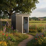 Kerti szerszámtároló ház M, 162x86x181 cm, antracit