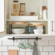 CEZAR bambusz rendszerező szett, 2 db, barna/fekete 