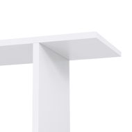 PRESTON könyvespolc, 70x24x190,5cm, fehér