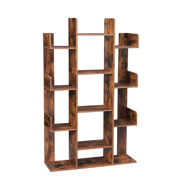 ODIN könyvespolc ipari stílusban, 86x25x140 cm, barna