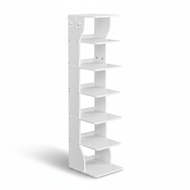 CINDY cipőtartó, 6 szint, 30x26,4x110,4 cm, fehér