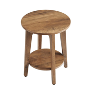 NORDIC dohányzóasztal, 40×50cm, barna