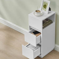 ROBIN éjjeliszekrény, 30x25x65cm, fehér