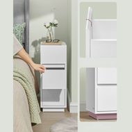 ROBIN éjjeliszekrény, 30x25x65cm, fehér