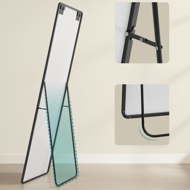 NOIR téglalap alakú tükör, 160x50 cm, fekete