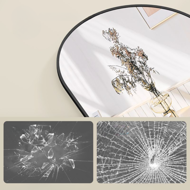 UMBRA ívelt tükör, 160x50 cm, fekete