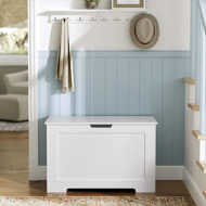 Tárolópad GRETA, 76x48x40 cm, fehér