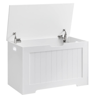 Tárolópad GRETA, 76x48x40 cm, fehér