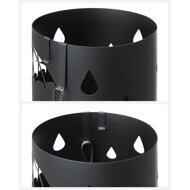 ANABEL fém esernyőtartó,  fekete