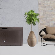 RATO tárolódoboz, 310L, 119x48x60 cm, barna
