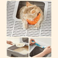 Hordozható macska WC - könnyen összecsukható és karbantartható