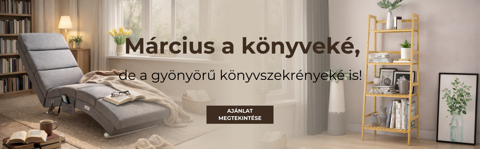 Március – a könyv hónapja