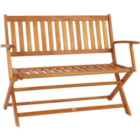 Kerti pad eukaliptusz fából 120x55x90 cm - FSC® tanúsítvánnyal