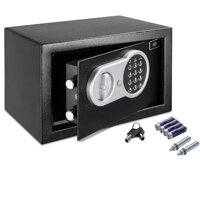 Security elektromos bútorszéf fekete színű 31x20x20 cm
