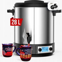 DION borfőző/tea/puncs főző, 28l, ezüst