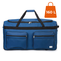 JOY gurulós utazótáska, 160l, kék