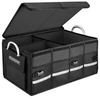LEROY csomagtartó rendező, 63l, 60x35x30cm, fekete
