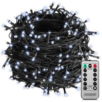 LED karácsonyi lánc, hideg-fehér színű, 40 m