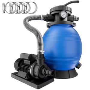 AQUA homokszűrő medencéhez, 10 200 l/h, kék
