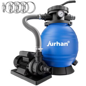 AQUA homokszűrő medencéhez, 10 200 l/h, kék