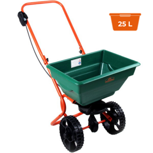 SEED szórókocsi, 25l, zöld/narancs