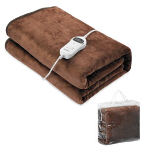 Melegítő takaró, 2 rétegű barna 180x130 cm