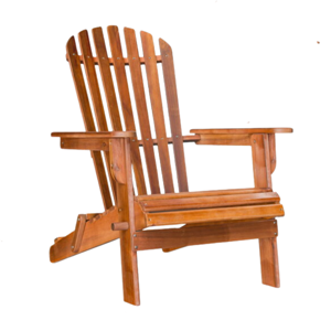 Kerti nyugágy ADIRONDACK, dönthető, 69x84x94 cm, natúr barna színben