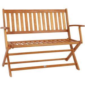 Kerti pad eukaliptusz fából 120x55x90 cm - FSC® tanúsítvánnyal