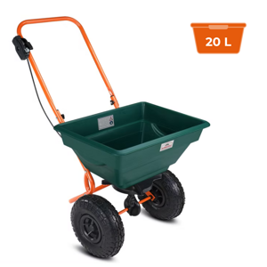 SEED szórókocsi, 20l, zöld/narancs