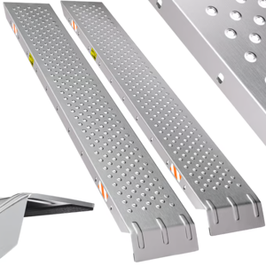 MARA Autós felhajtó rámpa, 2 darabos készlet, 400kg, 150cm, ezüst