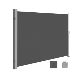 HORIZON oldalsó napellenző teraszra, 160x300cm, szürke