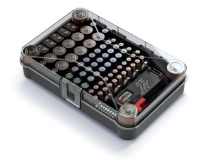Akkumulátoros doboz tesztelővel BATTERY BOX 29,5x19,5x7 cm