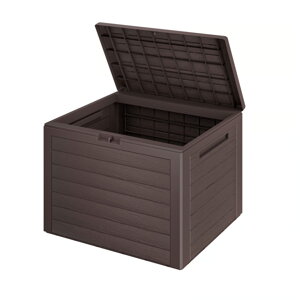 WOODEBOX tárolódoboz, 190L, 78x44x55cm, sötétbarna