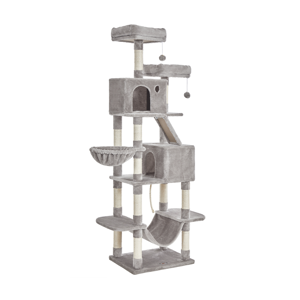 PANTHER macskafa, 60x50x206cm, szürke