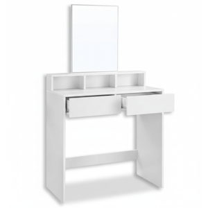 VANESA fésülködőasztal, 80x40x140cm, fehér