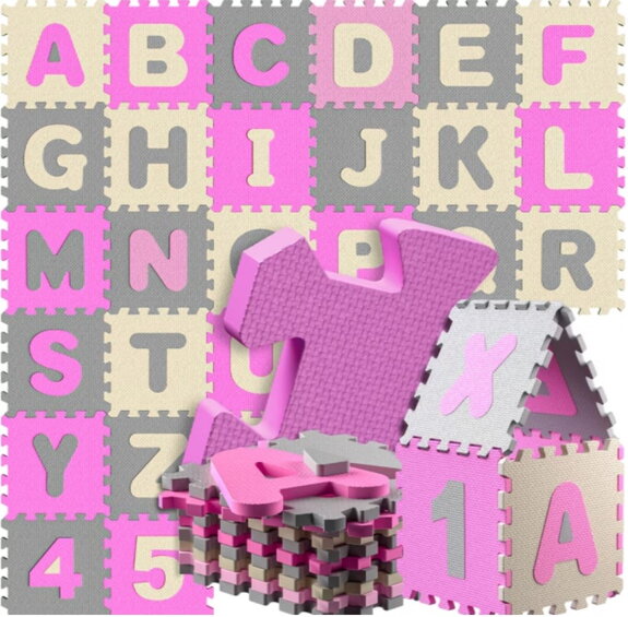Puzzle-párna 86 darabos - rózsaszín színben