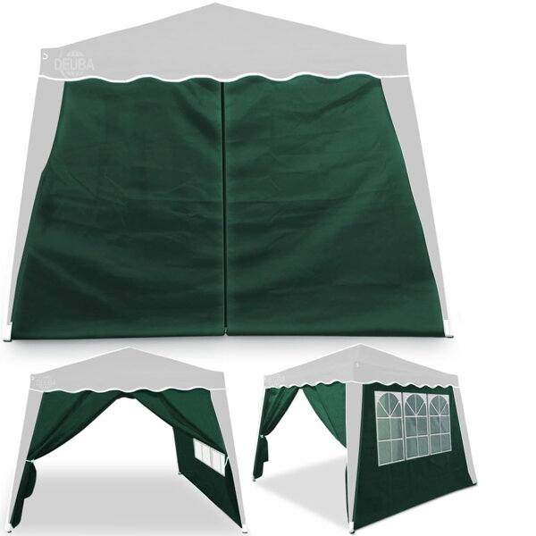 2 db oldalfal a CAPRI sátorhoz - zöld