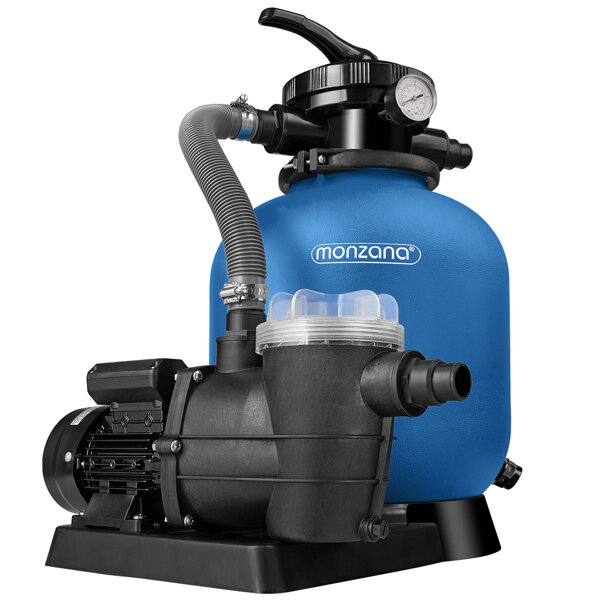 AQUA homokszűrő medencéhez, 9600 l/h, kék