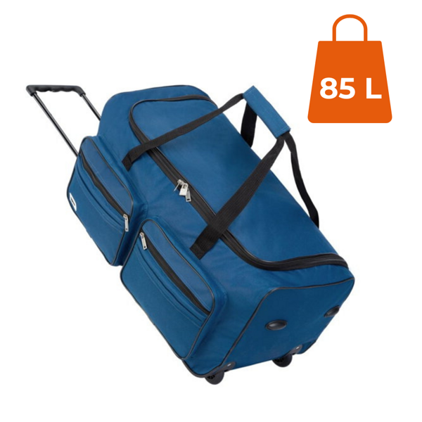 JOY gurulós utazótáska, 85l, kék