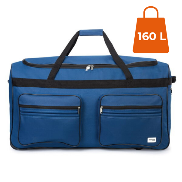 JOY gurulós utazótáska, 160l, kék
