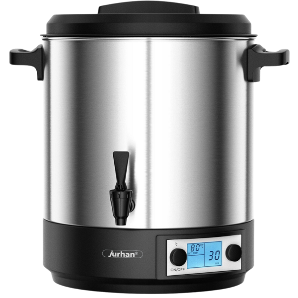DION borfőző/tea/puncs főző, 28l, ezüst