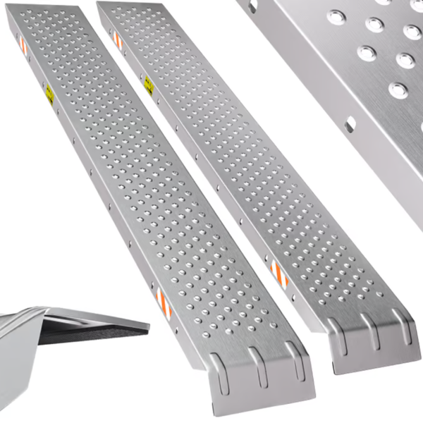 MARA Autós felhajtó rámpa, 2 darabos készlet, 400kg, 150cm, ezüst