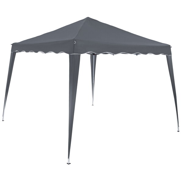 CAPRI party-sátor / rögzített pavilon, 3x3m, antracit