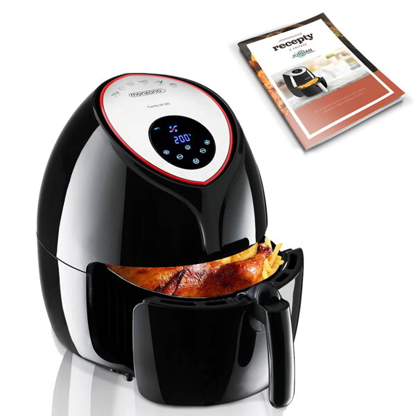 Forrólevegős fritőz - 6,5 l - 1 485 W + érintőképernyő JR03